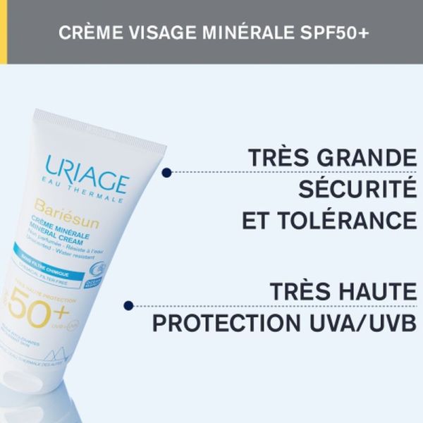 Crèmes - Crème minérale SPF50+ - 100 mL