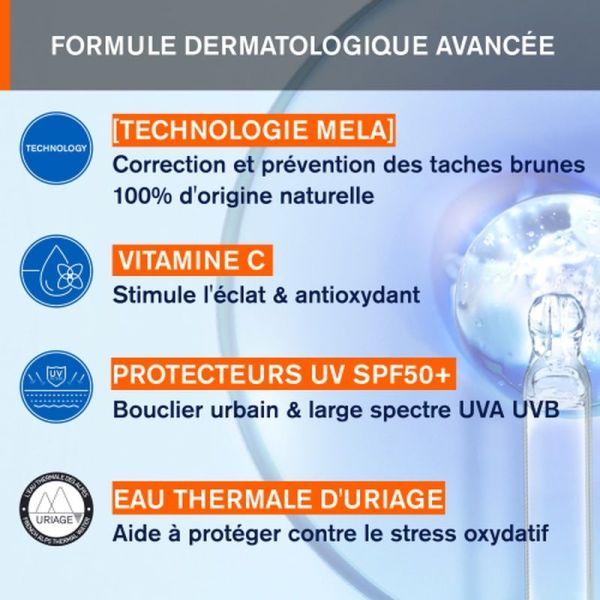 Soins spf Dépiderm - Soin de jour anti-taches SPF50+ - 30 mL