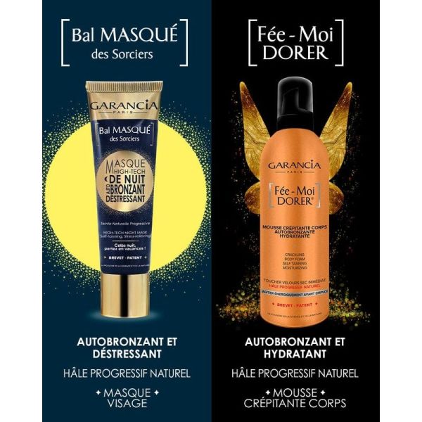 Masque de nuit High-Tech Autobronzant, Déstressant - 50 ml