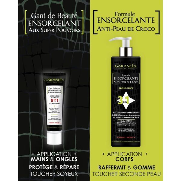 Gant de Beauté ENSORCELANT AUX SUPER POUVOIRS Crème mains et ongles 5 en 1 aux prébiotiques - 50 gr