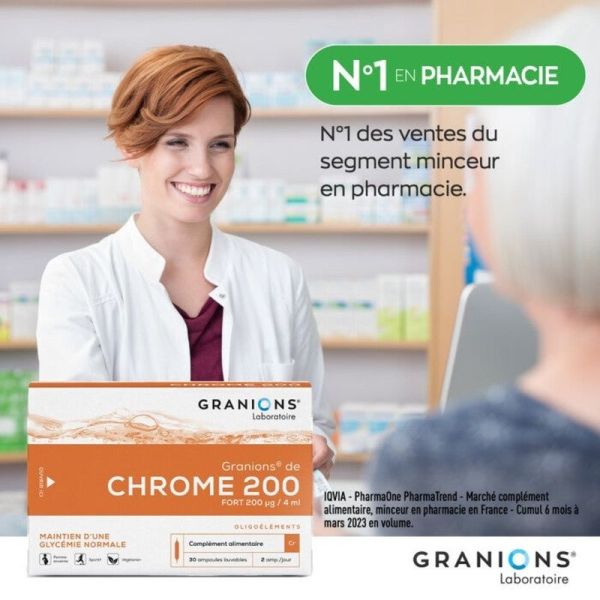 Chrome 200 Fort - 30 Ampoules