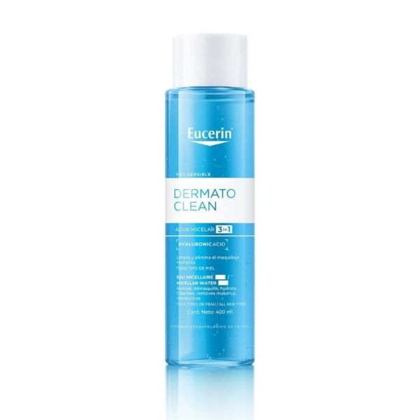 Eau Micellaire 3 en 1 DERMATOCLEAN [HYALURON] - 400 ml