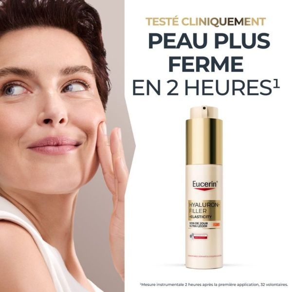 Soin de Jour Ultra-Léger SPF50 Hyaluron-Filler + Elasticity - 50 ml