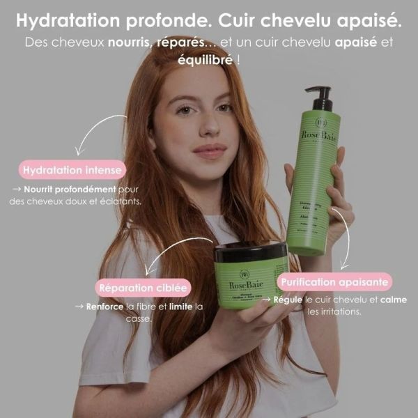 Masque Kératine et Aloé Vera - Aloe vera & Kératine - 500 ml