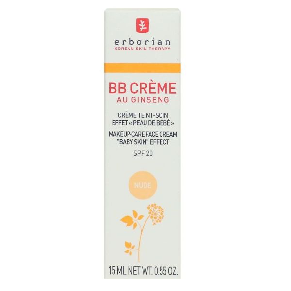 Erborian BB Crème au Ginseng Teinte : Nude - 15 ml