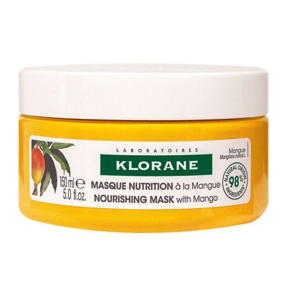 Klorane Masque capillaire réparateur à la Mangue - 150 ml