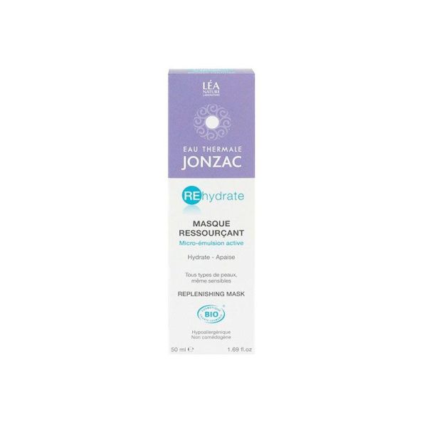 Jonzac REhydrate Masque Hydratant Ressourçant Bio - 50ml