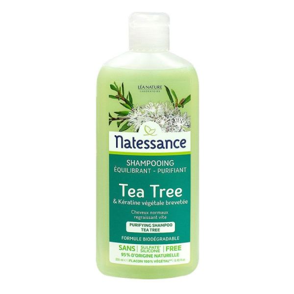 Natessance Shampooing Équilibrant Purifiant Tea Tree - 250 ml