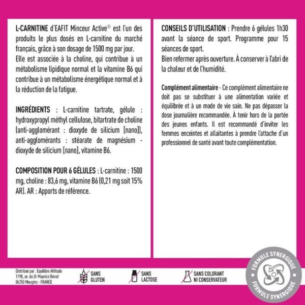 L-CARNITINE Gélules - 9l