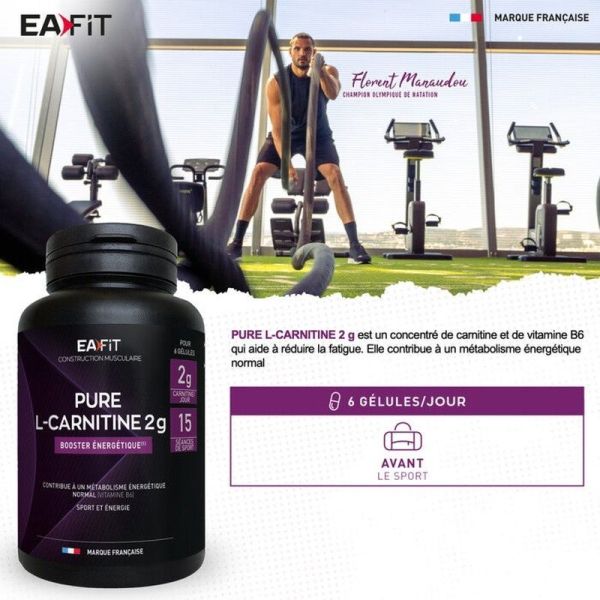 Pure L-Carnitine 2g - 90 gélules