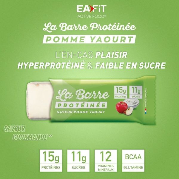Construction musculaire Barre Protéinée Pomme Yaourt - 46g
