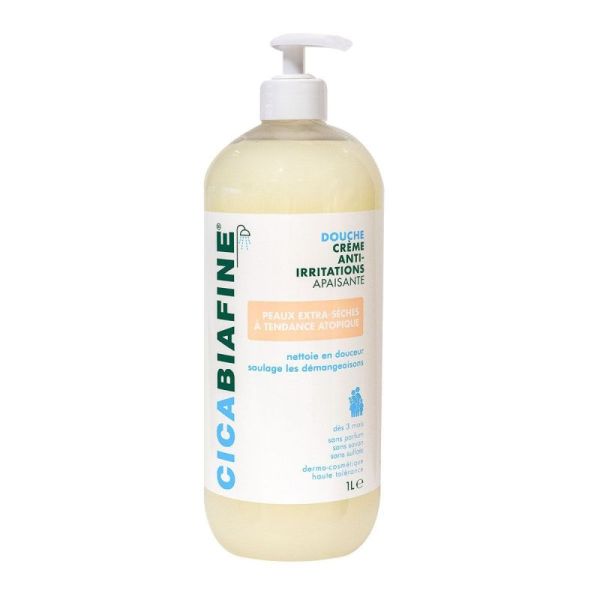 CicaBiafine Douche Crème Anti-Irritations Apaisante - 1 L