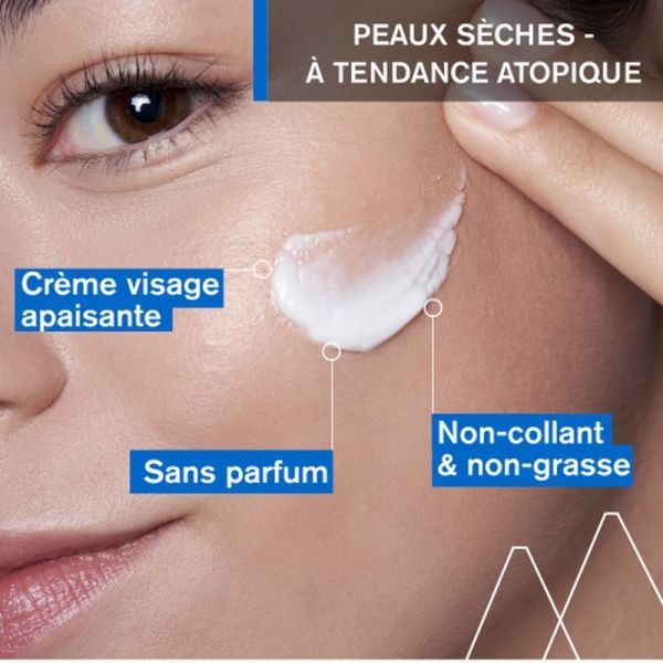 Peaux sèches, tendance à l'eczéma atopique Crème Visage - 40 mL