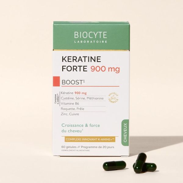 KERATINE FORTE 900 MG - Boite de 60 gélules