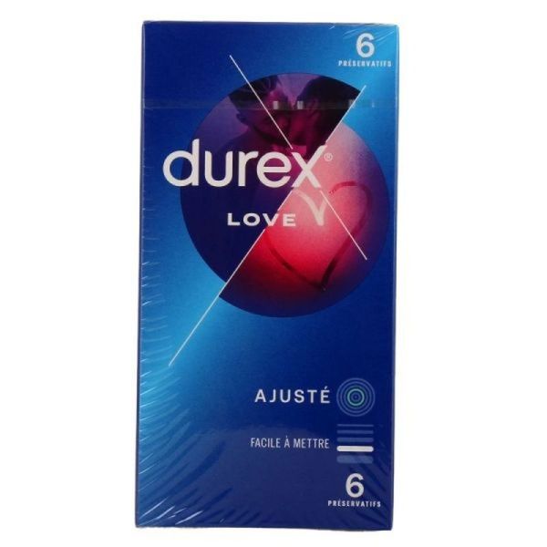 Love Préservatifs Lubrifiés - 6 unités
