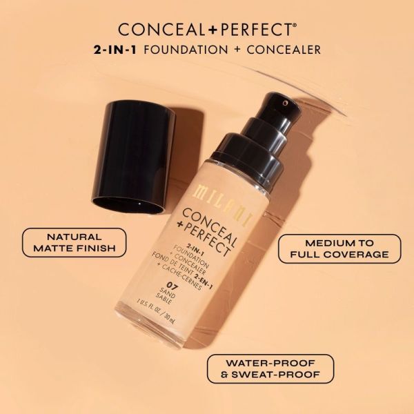 Foundation Conceal + Perfect 2-In-1 Foundation + Concealer - 11 Amber