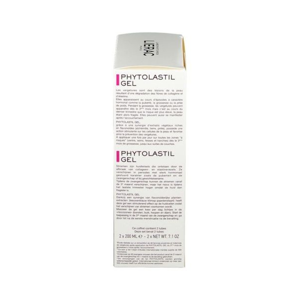 Phytolastil Gel Prévention des vergetures - 2x200ml