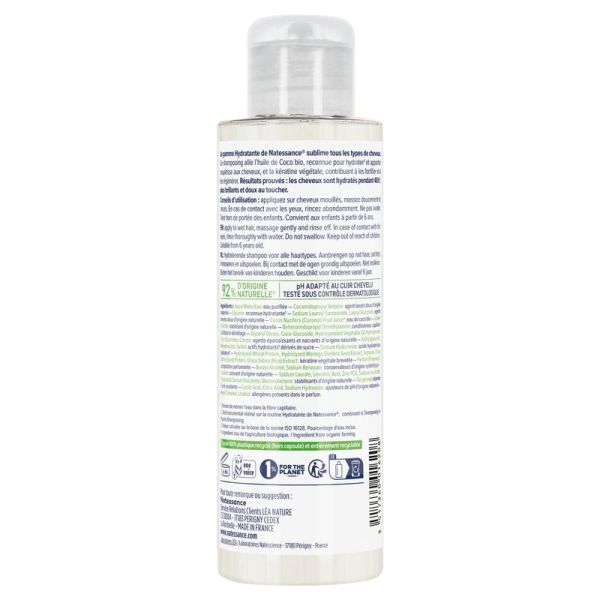 Shampoing Hydratant Douceur Coco Bio et Kératine Végétale - 100ml
