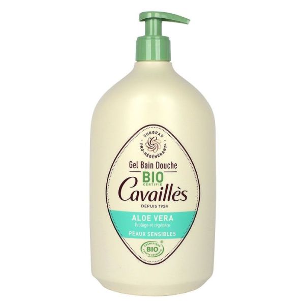 ROGE CAVAILLES Gel Bain Douche Certifié Bio Aloé Véra - 1L