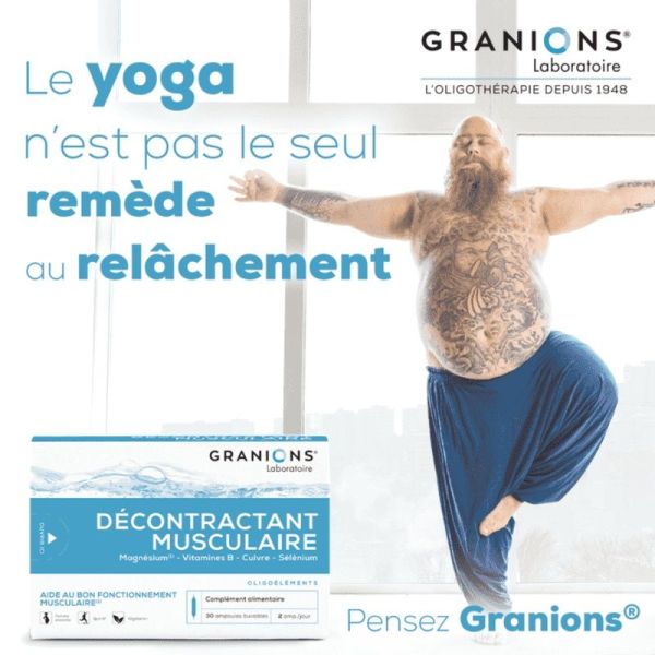 Décontractant Musculaire - 30 ampoules