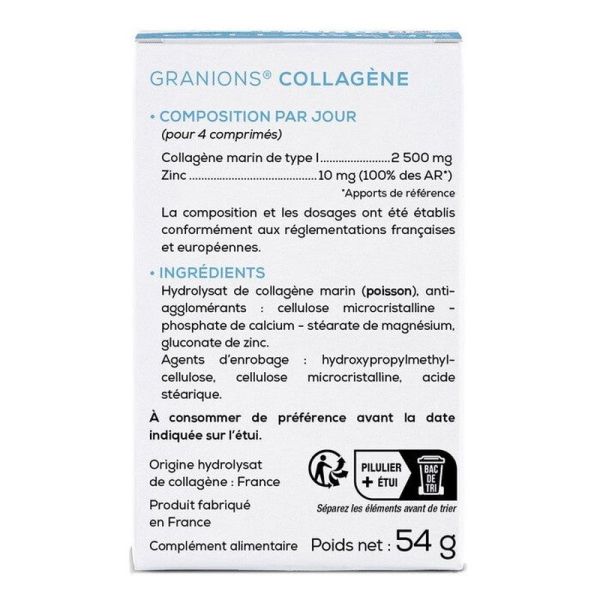 Collagène 2500 mg - 60 comprimés