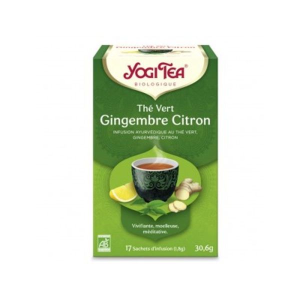 Thé Vert Gingembre Citron - 17 sachets