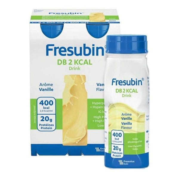 DB 2 Kcal Drink Fraise - 4 x 200 ml