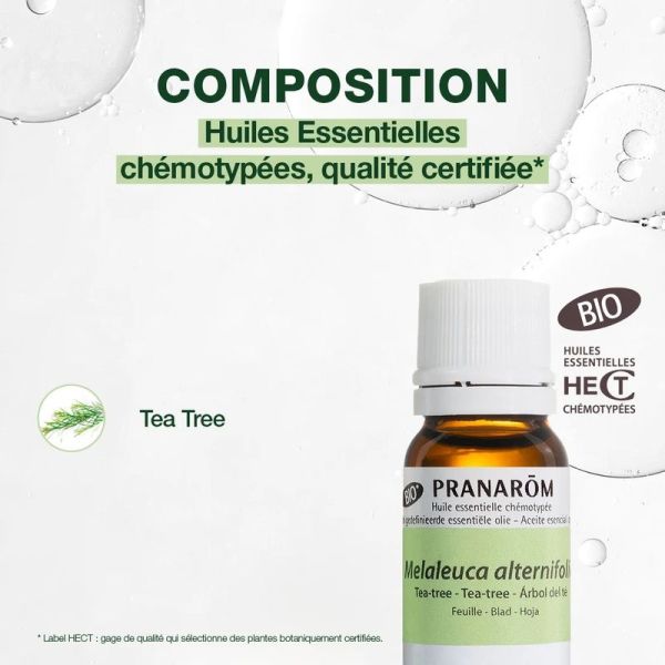 Huile essentielle de Tea-tree - Bio - 10 ml