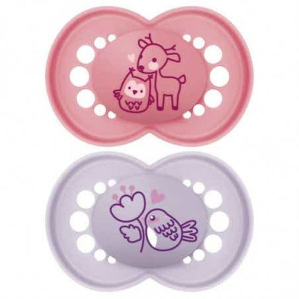 Original Sucettes symétriques nature 6+ - lot de 2