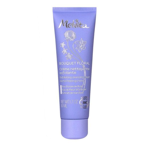 Melvita Bouquet Floral Crème Nettoyante Exfoliante - 50 ml 