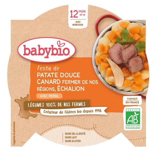 Menus Festin de Patate douce Canard de nos Régions Échalion - 230g