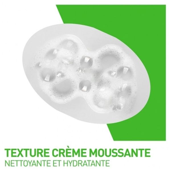 Crème moussante nettoyante hydratante visage - 236ml