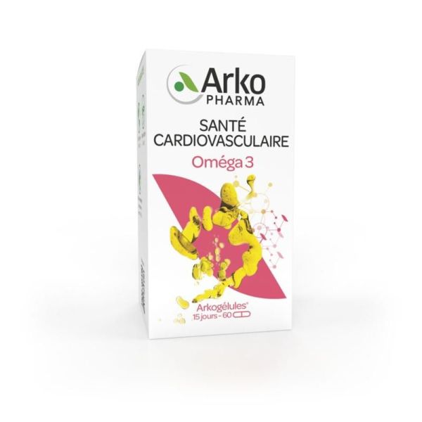 Arkogélules Oméga 3 - 60 capsules