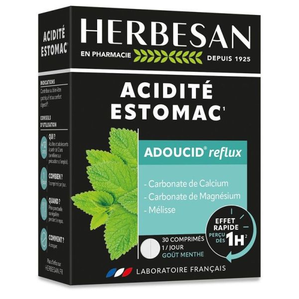 Adoucid Estomac - 30 comprimés à croquer