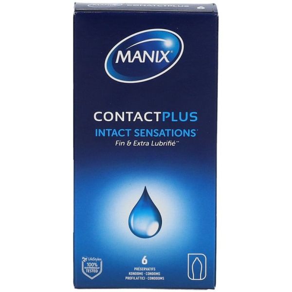 Contact Plus Préservatifs - 6 unités