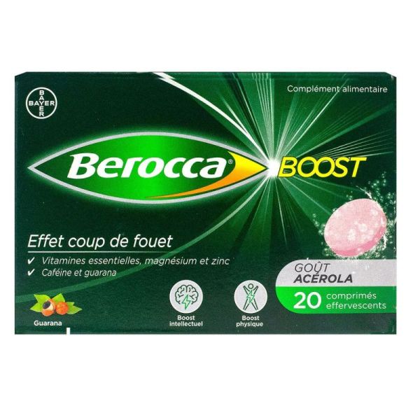 Bayer Berocca Boost - 20 comprimés effervescents