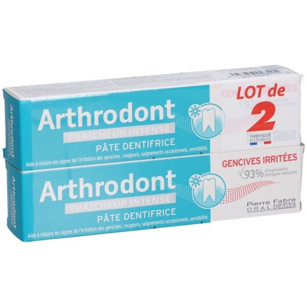 Dentifrice Fraîcheur Intense - 2 x 75 ml