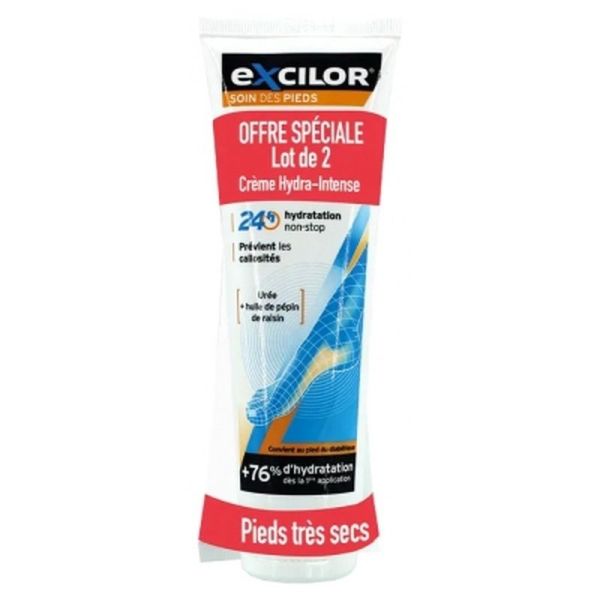 Crème Hydra-Intense Pieds Très Secs - 125ml x2