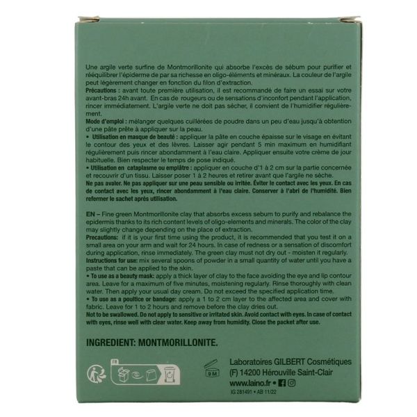 Argile Verte Surfine - 300g