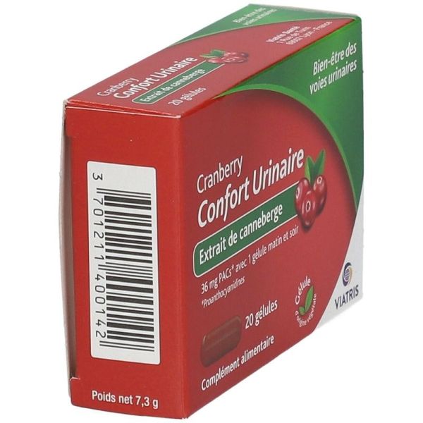 Cranberry Confort Urinaire - 20 gélules