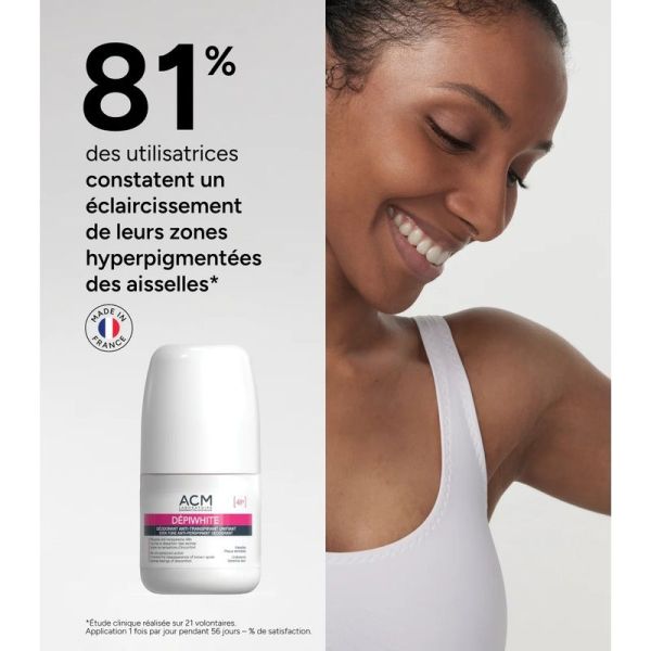 Déodorant Anti-Transpirant Unifiant 48h Roll-On Dépiwhite - 50 ml