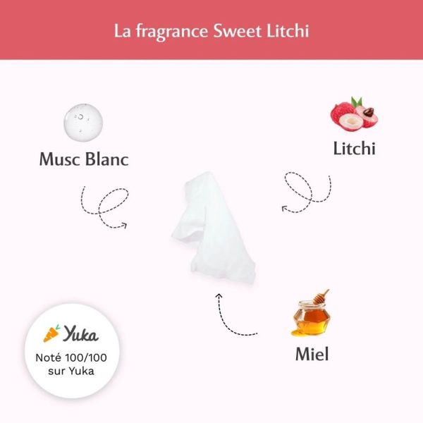 Lingettes Intimes Sweet Litchi - 30 lingettes
