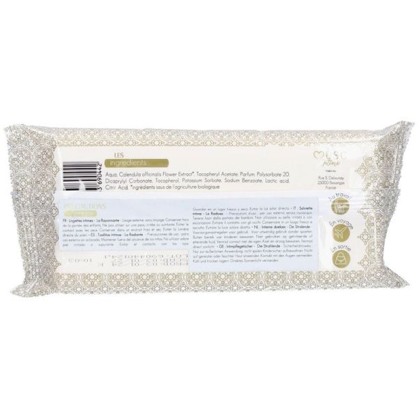 Lingettes intimes Monoï oriental - 30 lingettes