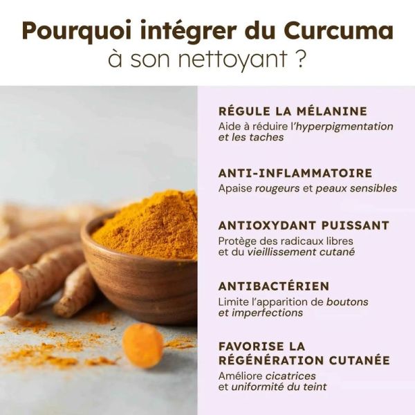 Nettoyant Éclat au Curcuma - 100 ml