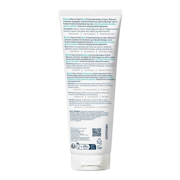Argile-Moussante Nettoyante Anti-imperfections - 118 ml