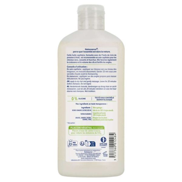 Huile de Ricin - Cheveux et Ongles - 250ml