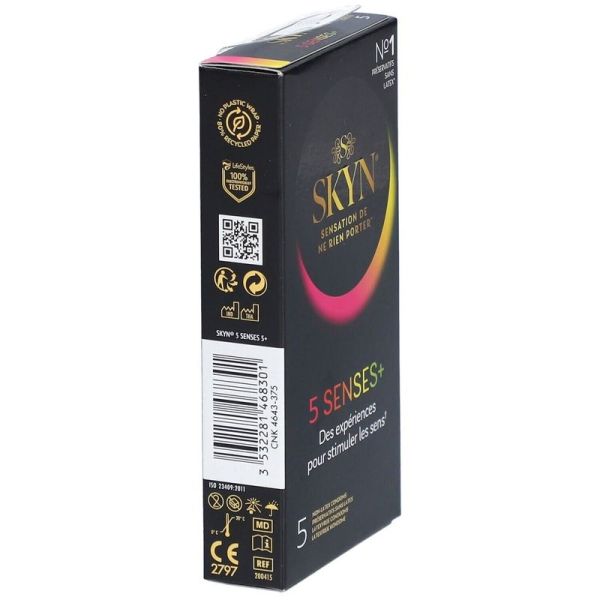 Skyn 5 Senses - 5 Préservatifs