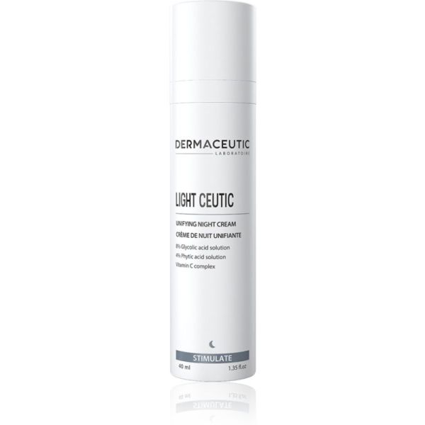 Dermaceutic Light Ceutic Crème De Nuit Unifiante - 40ml