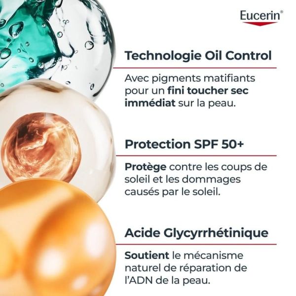 SUN OIL CONTROL GEL-CREME TOUCHER SEC SPF 50+ - 200 ml