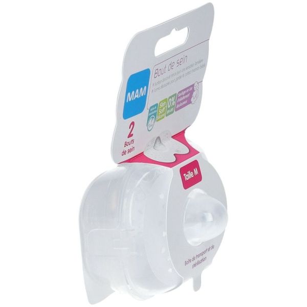 Bout de Sein Silicone M - 2 unités